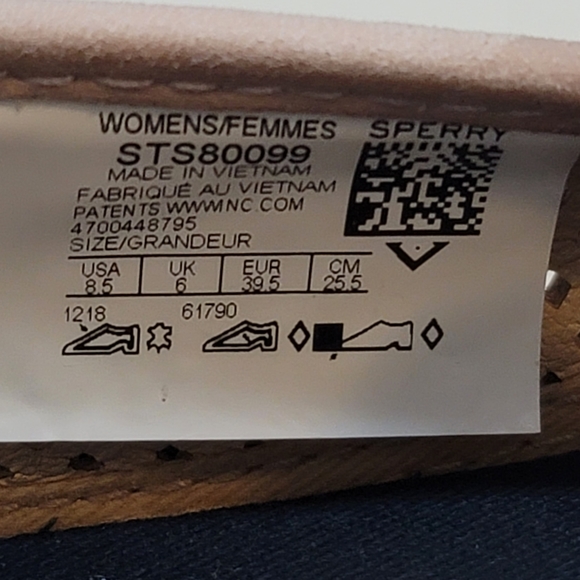 Sperry Seaside Perf Women's Tan Sneakers size 8.5 - Picture 6 of 8